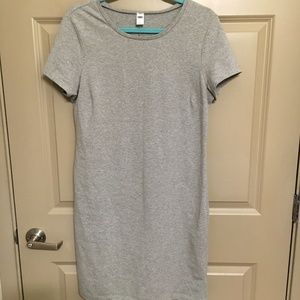 Gray Old Navy T-Shirt Dress